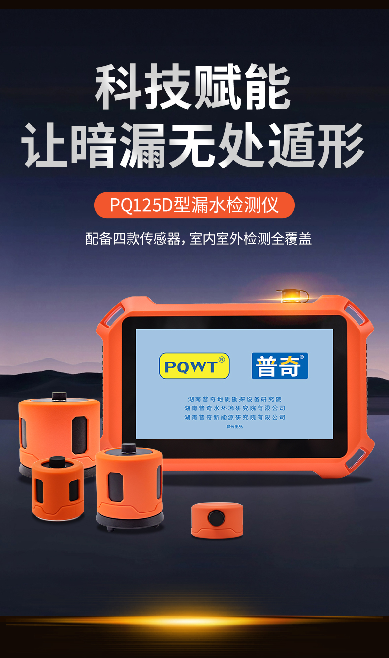 普奇PQ125D 管道漏水检测仪