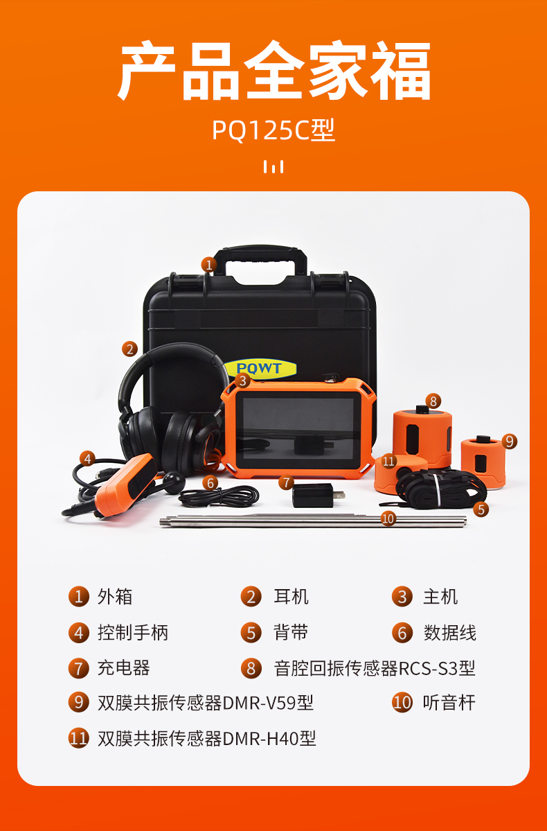 普奇PQ125C,新品管道测漏仪